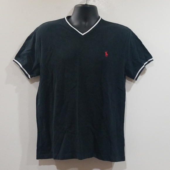 polo by Ralph Lauren men's black and white shirt - Picture 3 of 8